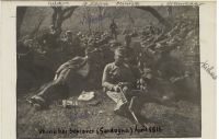 Sardagna - Übung und Offiziere April 1916